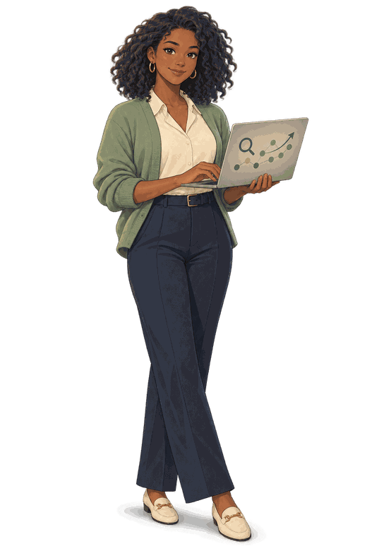 Illustration of Nia, Senior SEO Specialist at SEOD